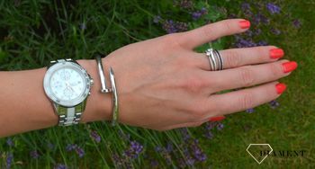 Bransoletka srebrna sztywna gwóźdź otwierana ✓Biżuteria Chanel ✓ Srebrne bransoletki  (4).JPG